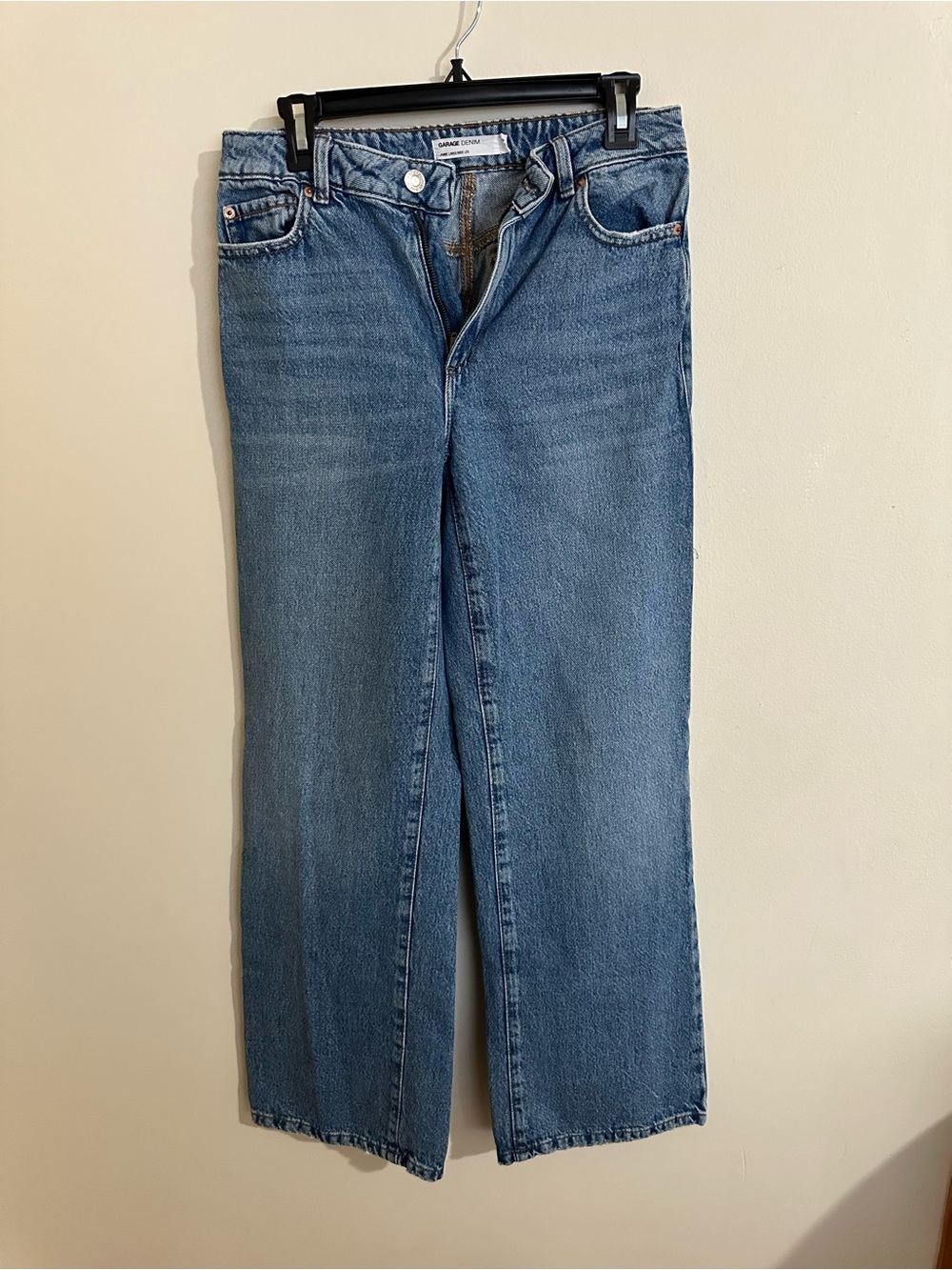 Garage Women's Light Blue Wide-Leg Jeans